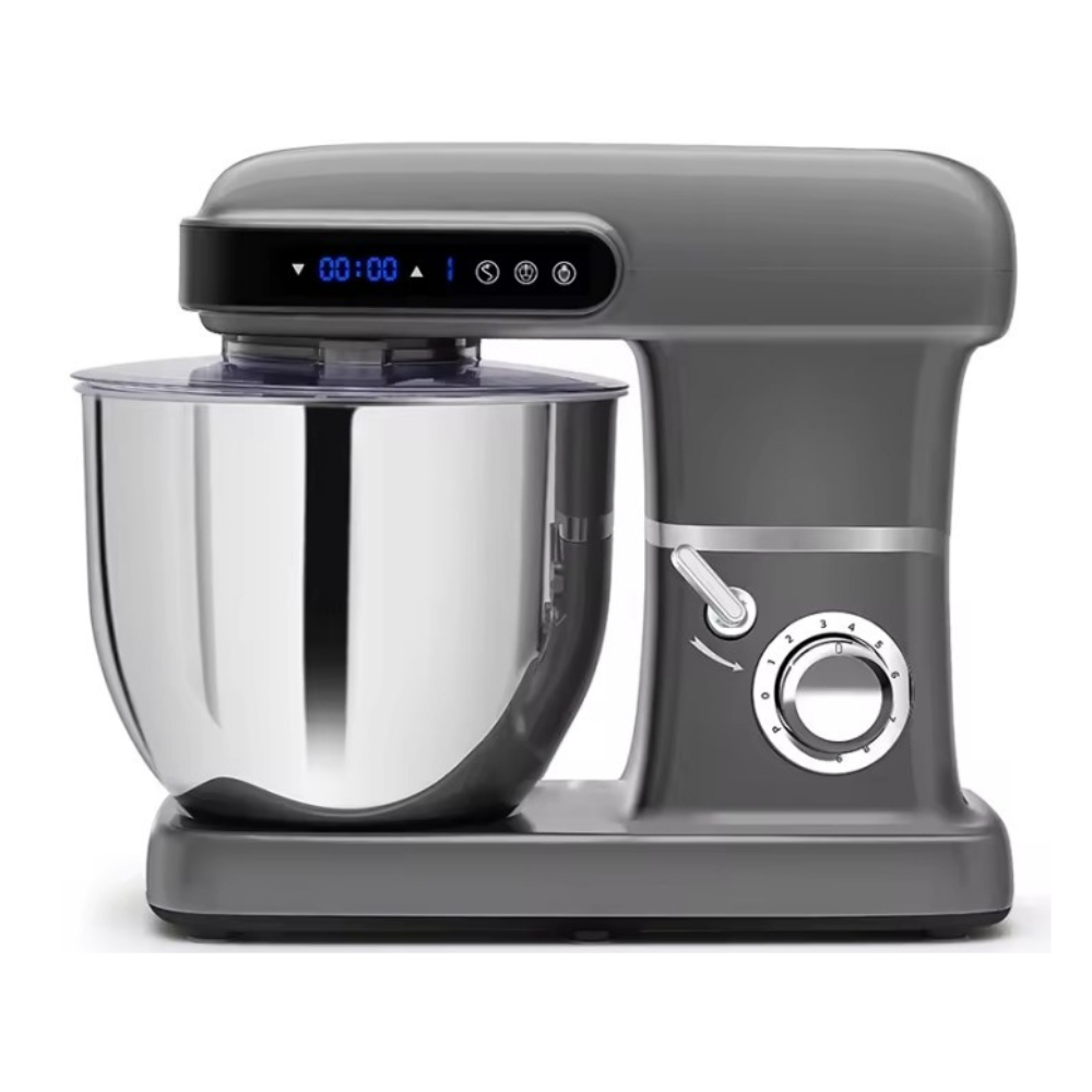 2200W 10L Stand Mixer with Stainless Steel Bowl – Silver Kitchen Mixer for Baking & Dough