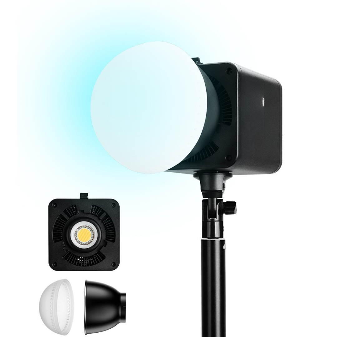 100W Portable LED Pocket Light with Dual Color Temp & RGB, Rechargeable