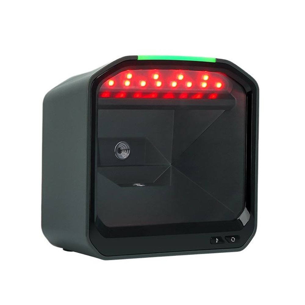 High-Speed 2D Barcode Scanner for Desktop with Red LED Light – THERALUMES