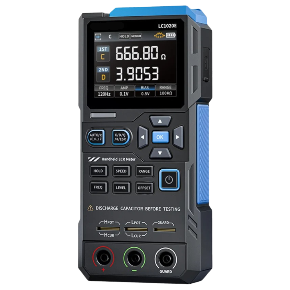 Portable LCR Bridge Tester for Inductance Capacitance Resistance with ...