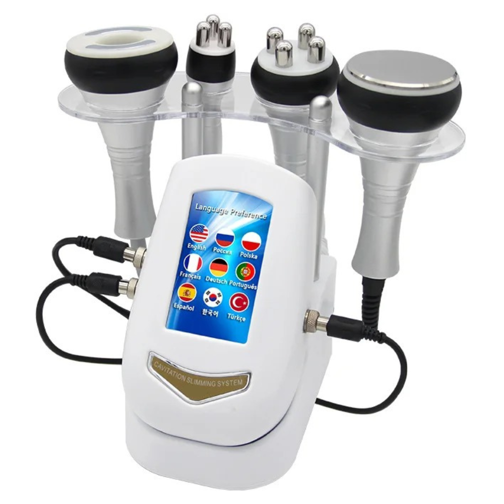 Professional 3-in-1 Cavitation & RF Body Slimming and Skin Tightening Machine – White