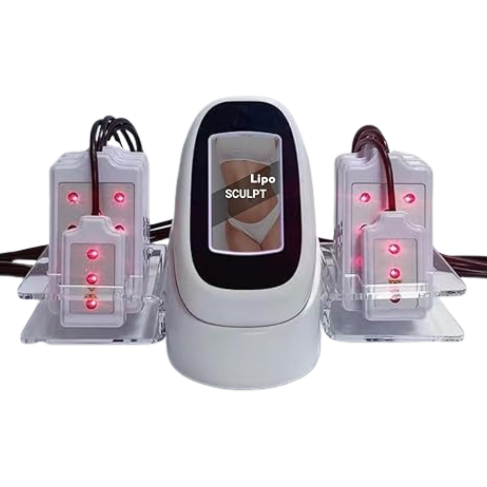 White Home Laser Beauty Device with 8 Plate Therapy System