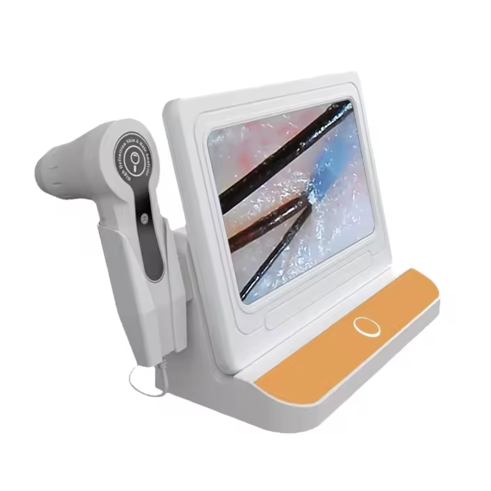 10-Inch HD Scalp & Skin Analyzer with 50x/200x Inspection Lenses
