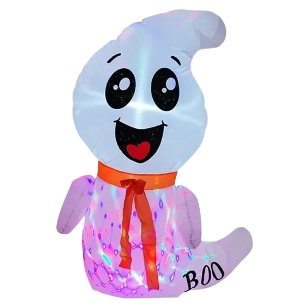 1.2m Inflatable Decoration with Dual Snap Lights and Built-In Fan for Indoor or Outdoor Display