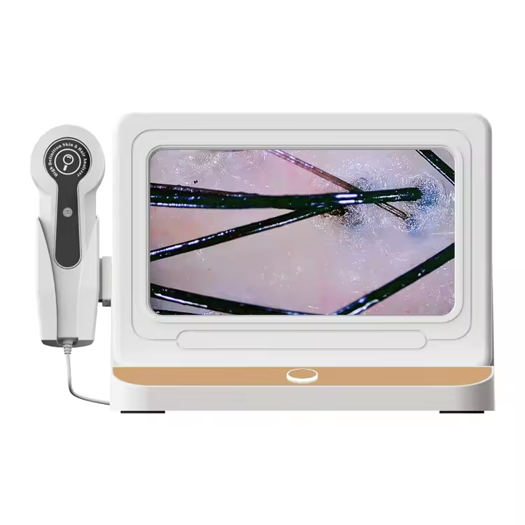 10-Inch HD Scalp & Skin Analyzer with 50x/200x Inspection Lenses