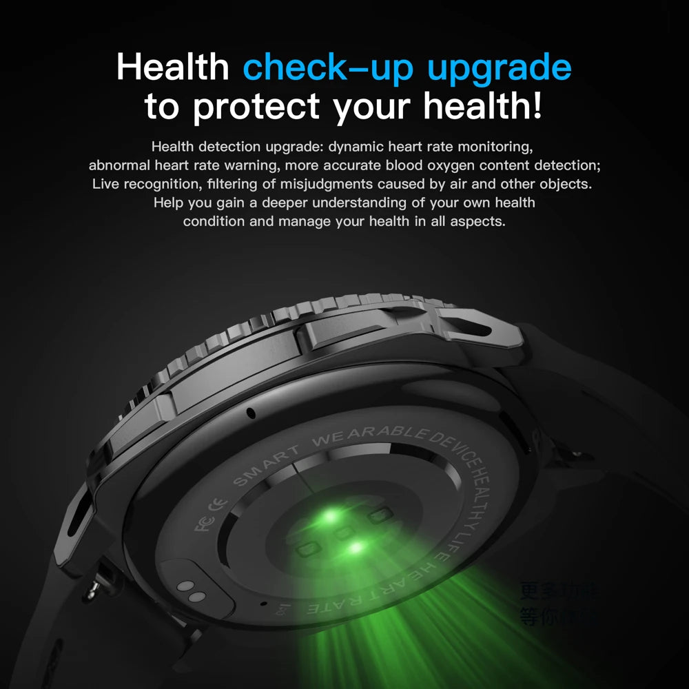 1.43" Touch Screen Smart Watch with IP68 Waterproof Design and 400mAh Battery