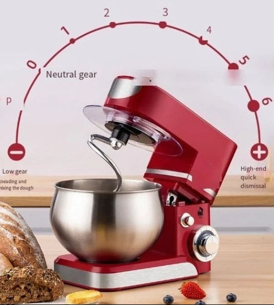 1000W Kitchen Stand Mixer with 5L Bowl, LED Indicator and Anti-Slip Base