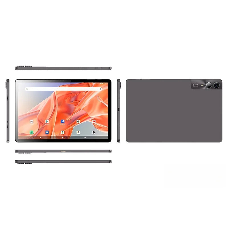 10.95" Portable Tablet 6GB+128GB with 13MP Camera & Long-Lasting 7200mAh Battery