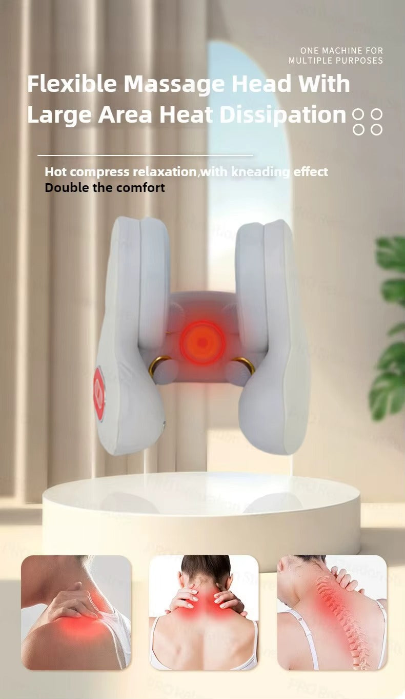 Portable Fascia Gun Massager Vibration & Heat