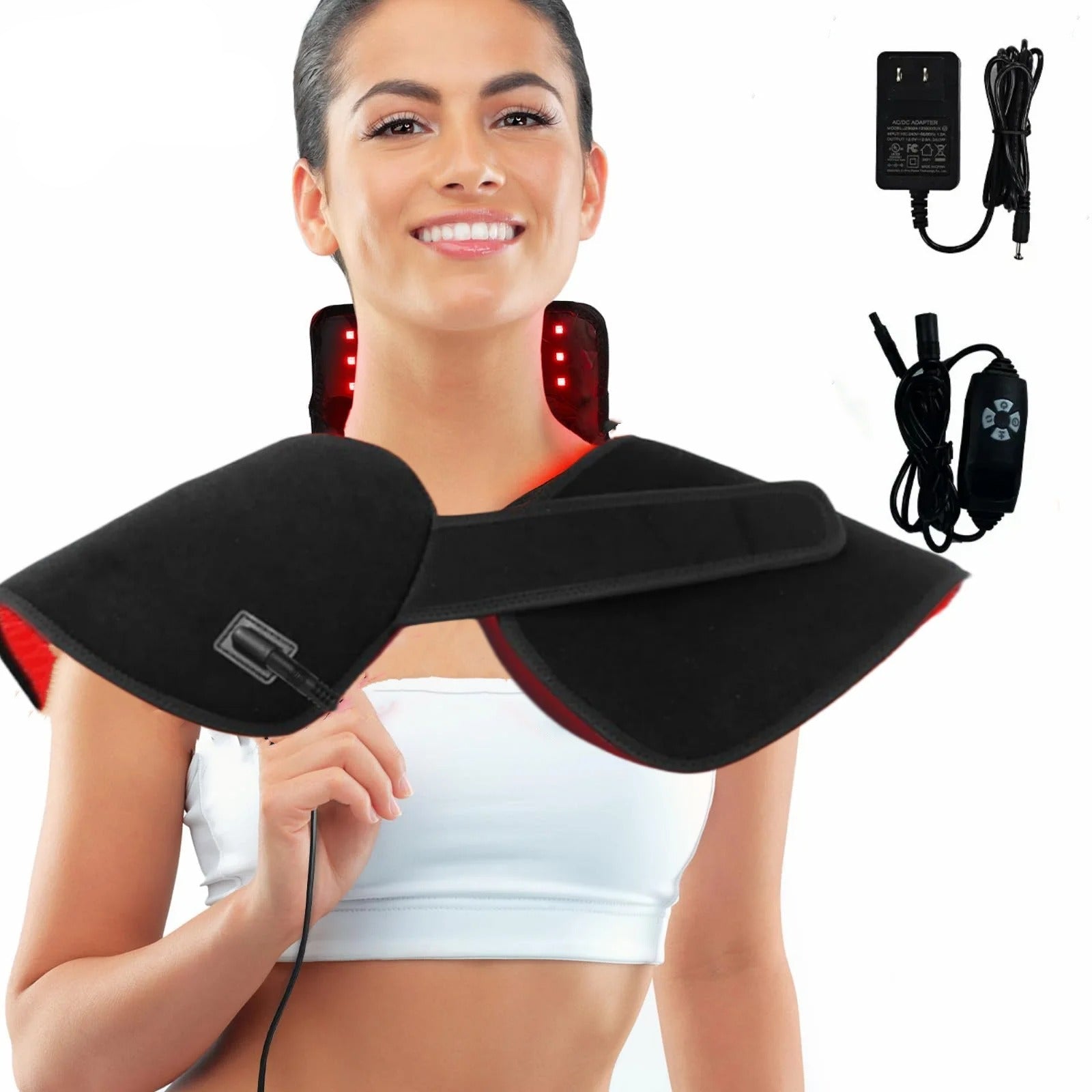 Adjustable Red Light Therapy Pad with 288 LEDs for Muscle Pain & Tissue Repair