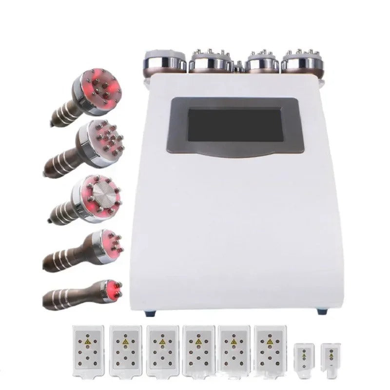 Professional 6-in-1 RF & Lipo Laser Body Slimming Machine – White