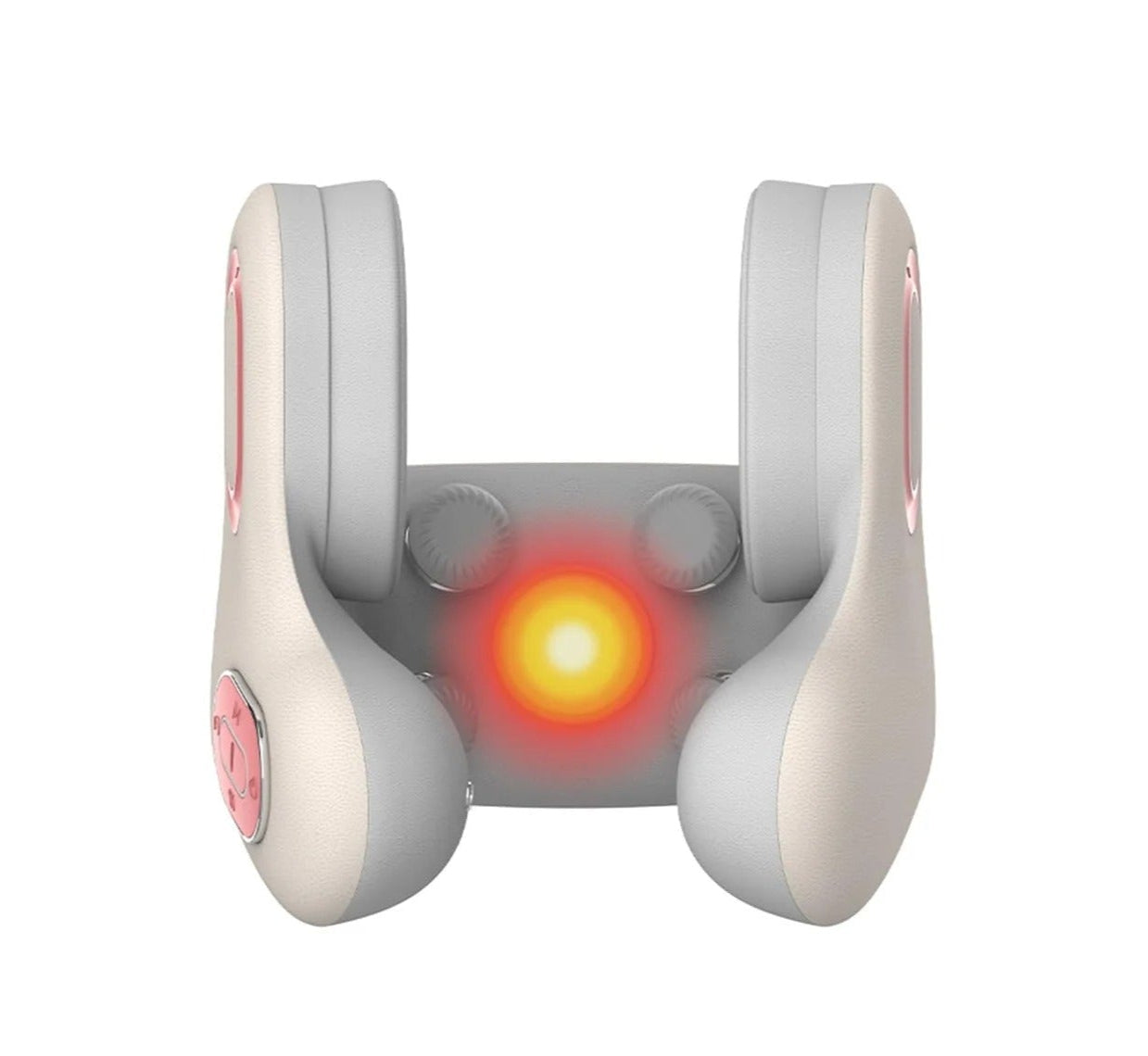 Rechargeable 3-in-1 Neck Massager Travel Pillow with Heat Therapy & Bluetooth Music