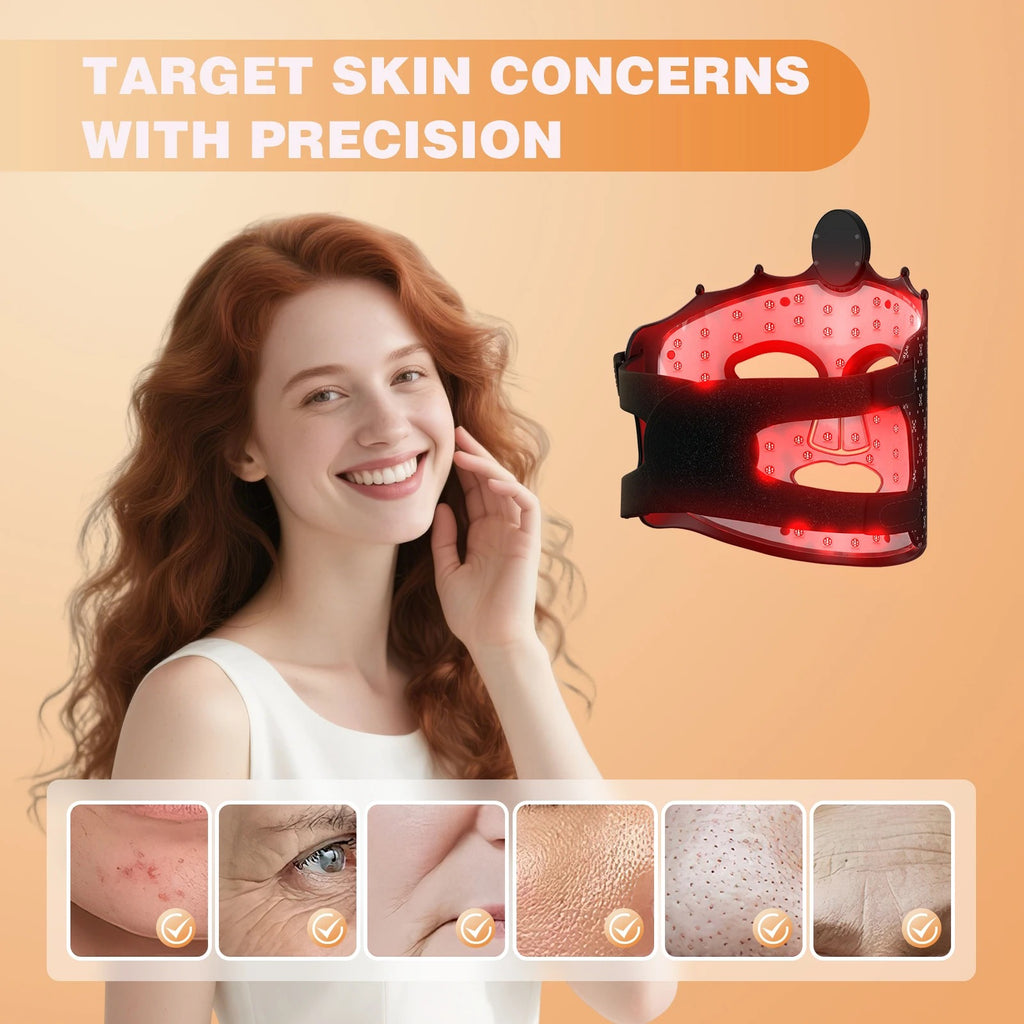 Wireless LED Face Mask for Skin Tightening