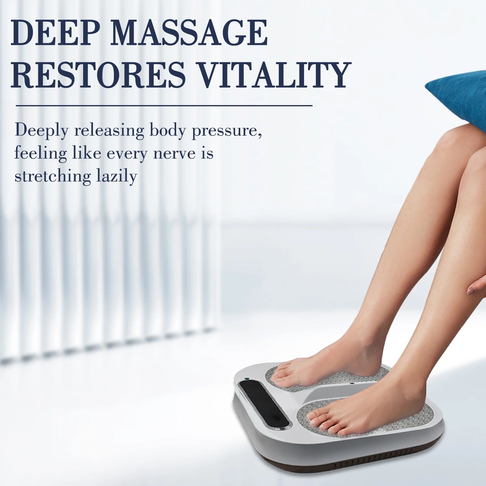 Portable Foot Massager with Heat & Vibration – Pain Relief & Relaxation Therapy Machine