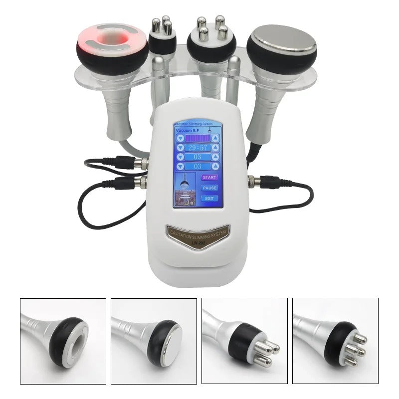 40K Ultrasonic Cavitation Body Slimming Machine with RF & Vacuum Massage