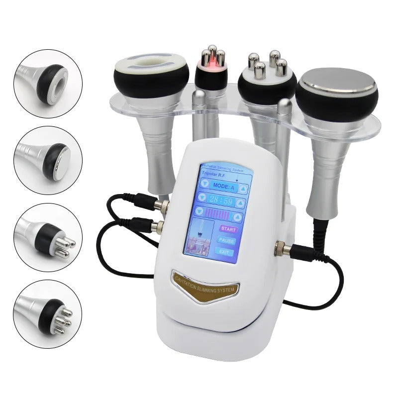 Professional 3-in-1 Cavitation & RF Body Slimming and Skin Tightening Machine – White