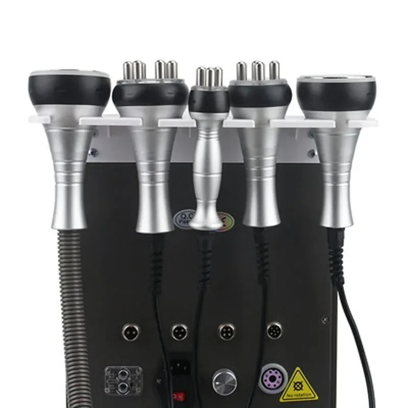 Professional 40K Cavitation & Multipolar RF Machine for Body Sculpting & Skin Tightening – White