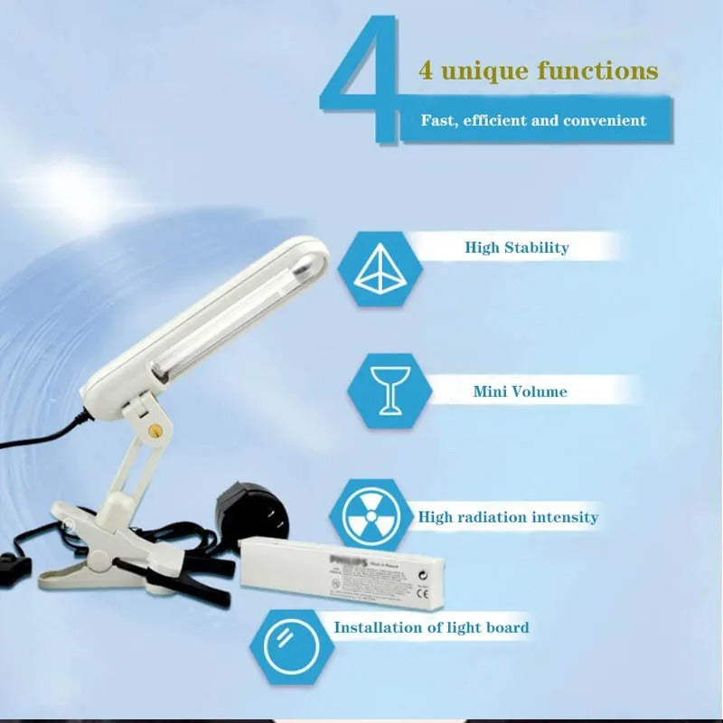 Handheld 311nm UVB Phototherapy Lamp for Skin Treatment and Care