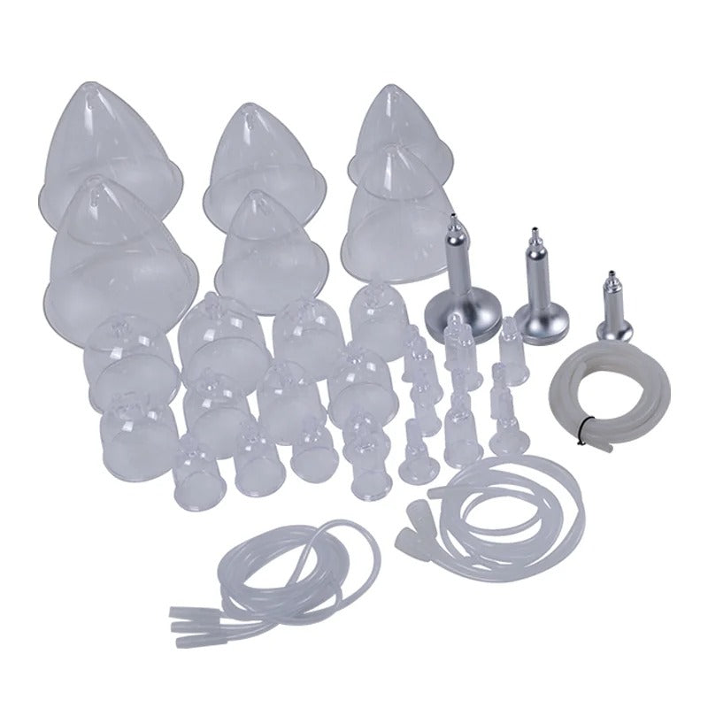 Portable 6-in-1 Cavitation & Radio Frequency Body Slimming Machine with Vacuum RF – White