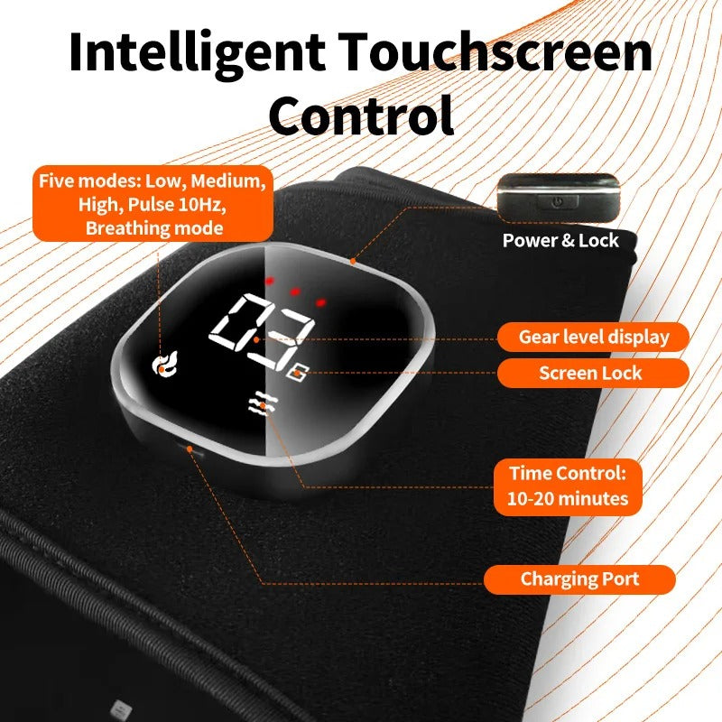 Portable Cordless Red Light Therapy Massager Belt for Wrist & Ankle Pain Relief & Relaxation