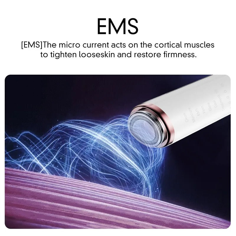 Portable Face & Neck Skin Tightening Device with 3-Color LED Therapy