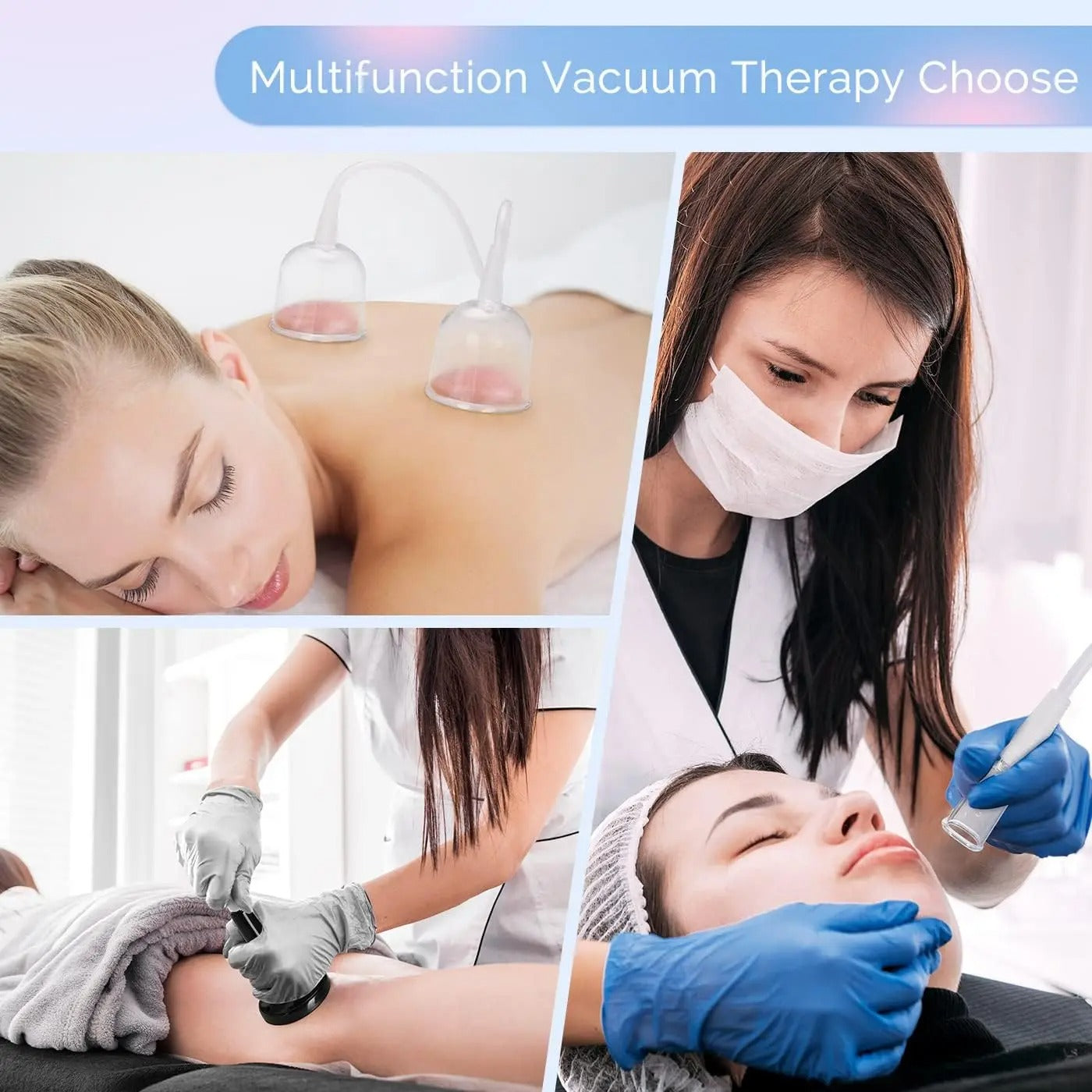 Multi-Function Vacuum Cupping Machine with Breast & Butt Lift Massage Cups