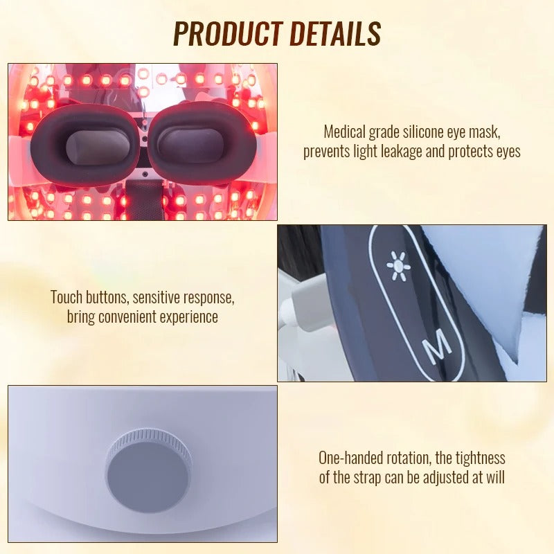 Portable Photon Therapy Device for Anti-Aging, Wrinkle Care & Skin Rejuvenation