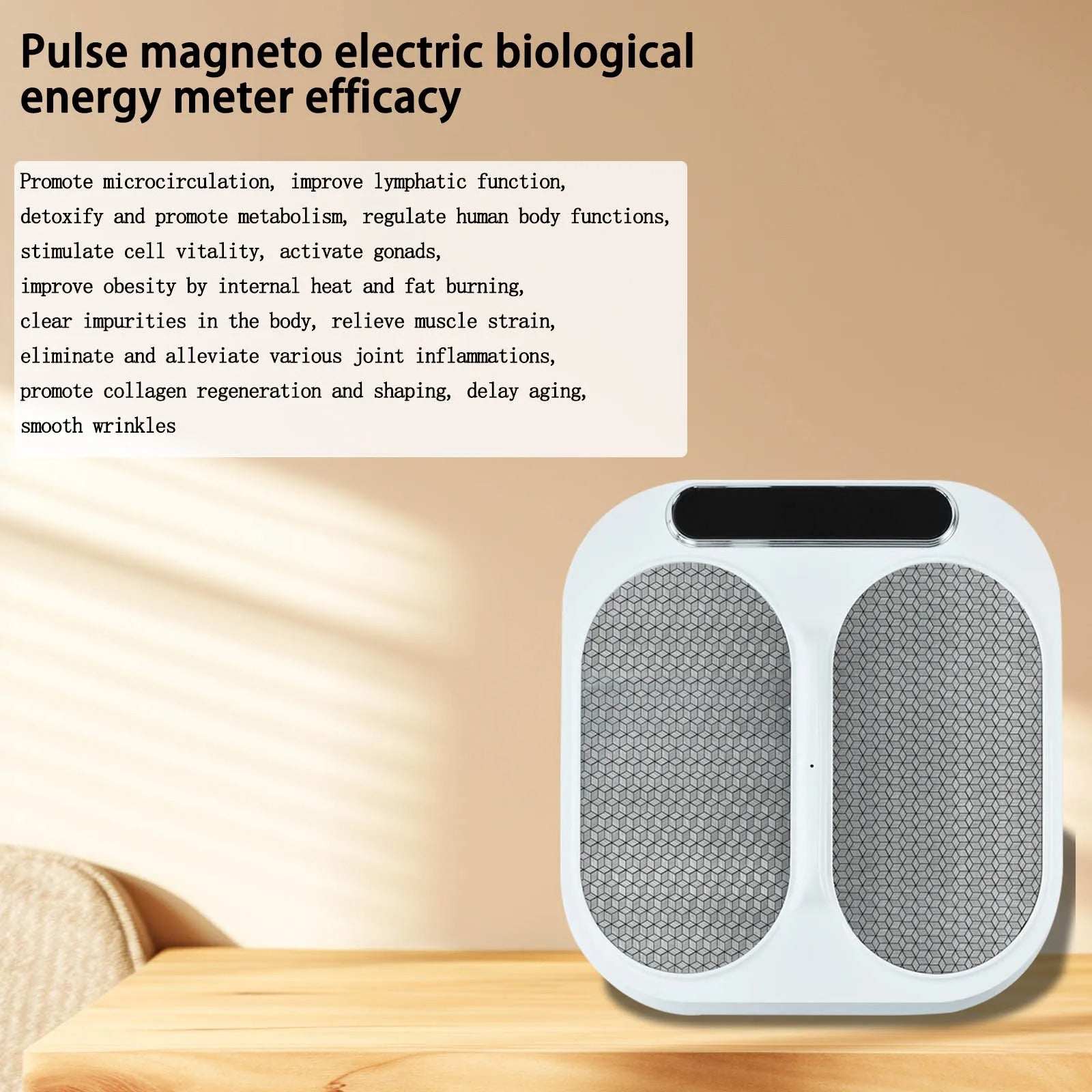 Portable PEMF Foot Massager – Rotating Suspension Therapy & Pain Relief