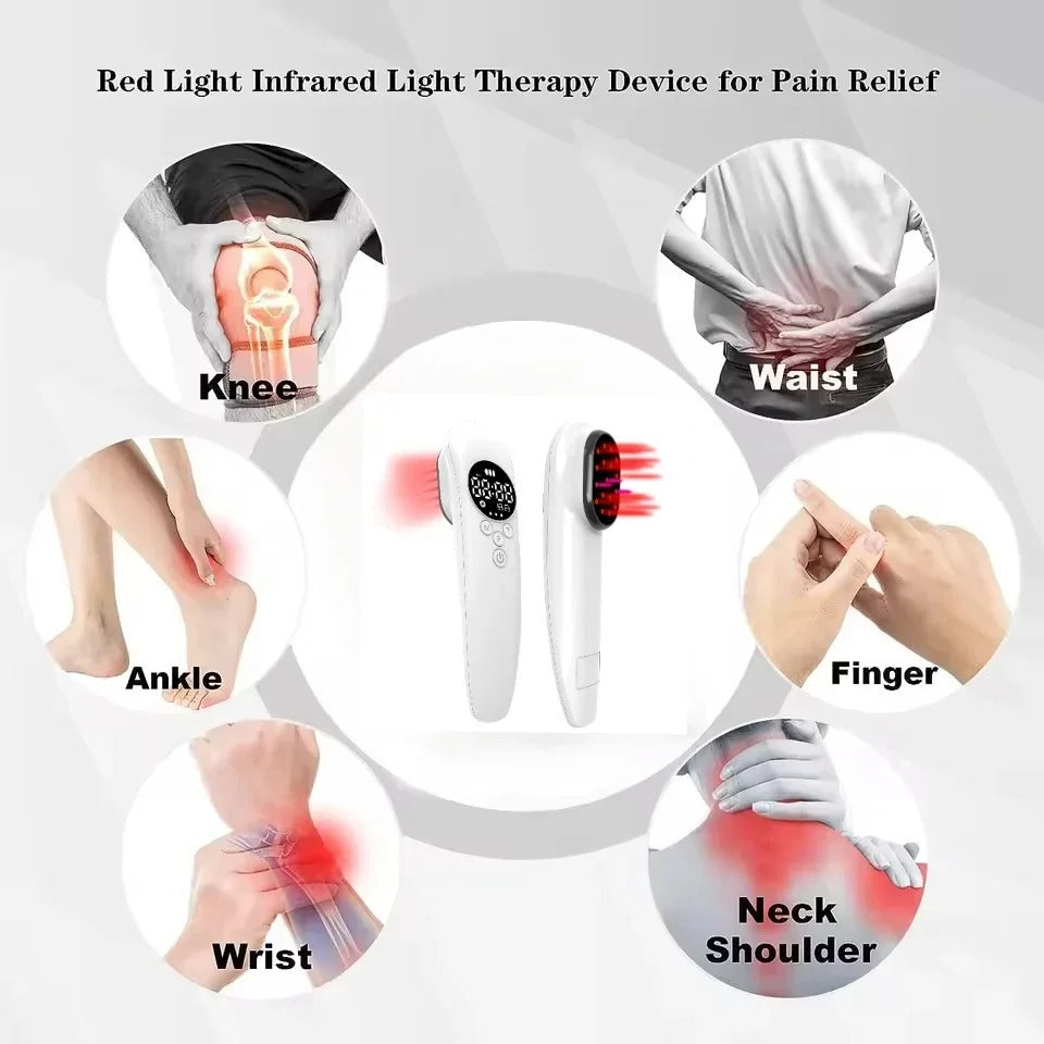 Portable Laser Therapy Device for Pain Relief & Relaxation – 17 Diode Home Use Machine