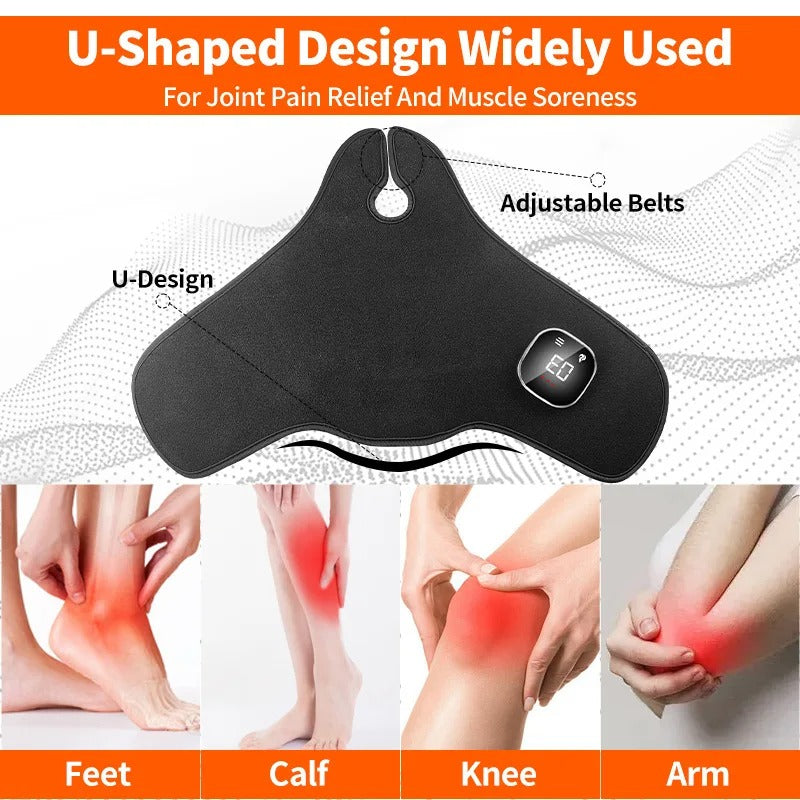 Portable Cordless Red Light Therapy Massager Belt for Wrist & Ankle Pain Relief & Relaxation