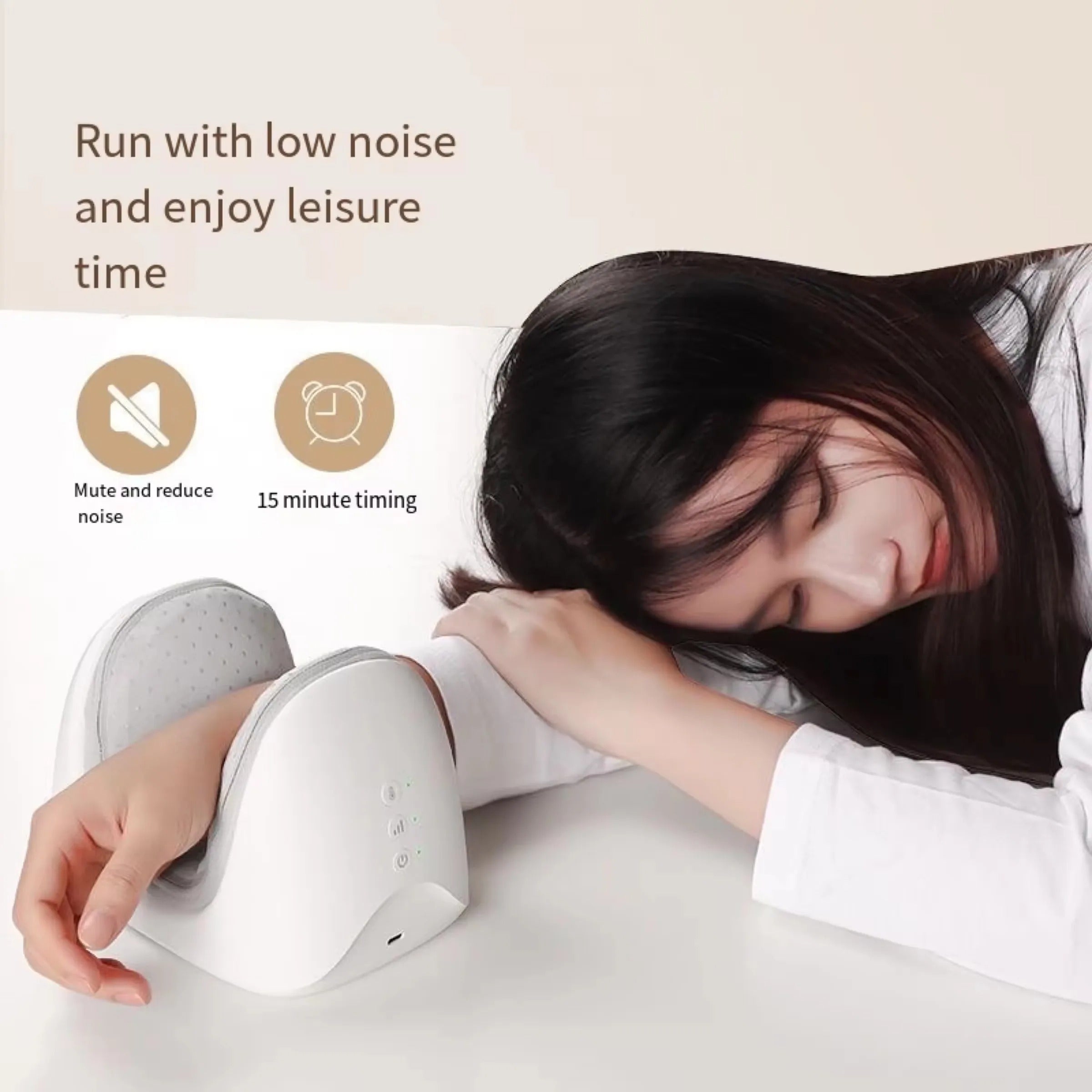 Smart Airbag Hand Massager with Graphene Heat & Deep Tissue Massage for Wrist & Palm