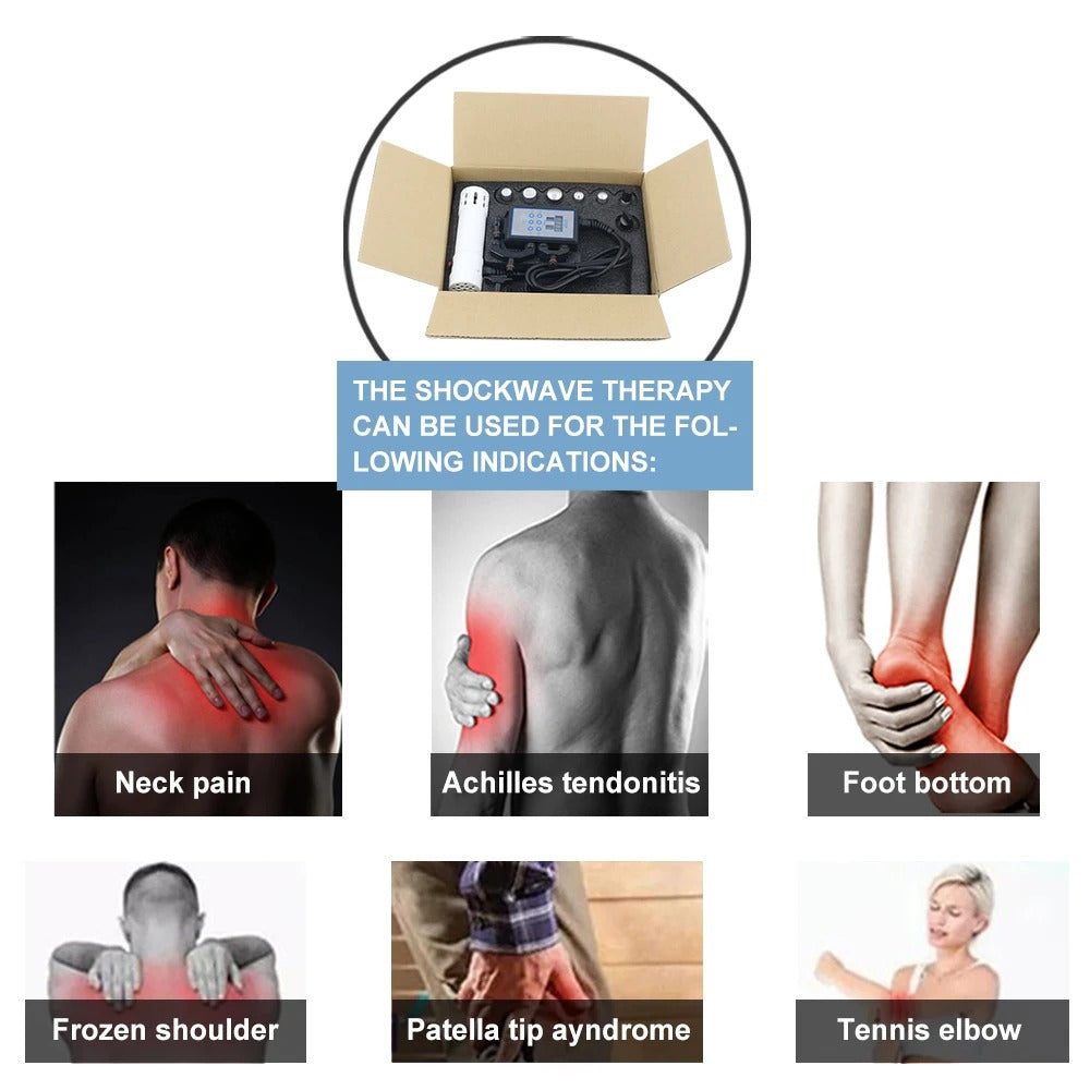 Portable Shockwave Therapy Machine for ED & Muscle Pain Relief