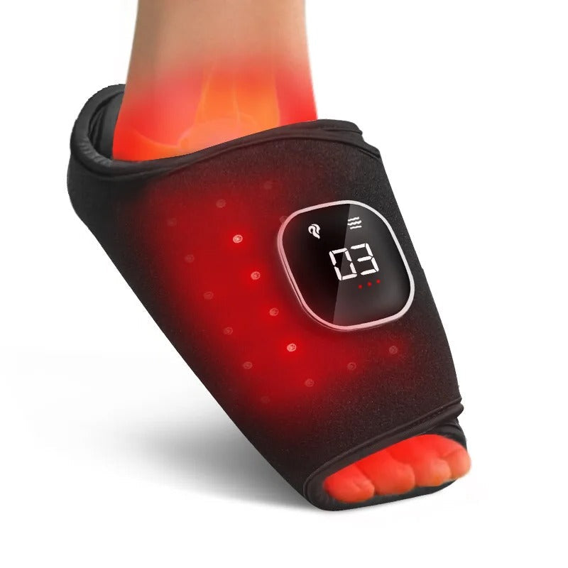 Portable Cordless Red Light Therapy Massager Belt for Wrist & Ankle Pain Relief & Relaxation